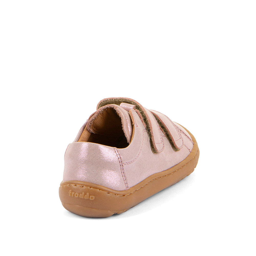 Froddo Barefoot Cuir Velcros III Pink Shine