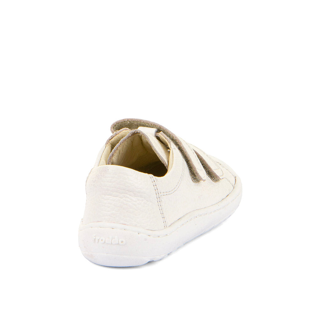 Froddo Barefoot Cuir Velcros III White