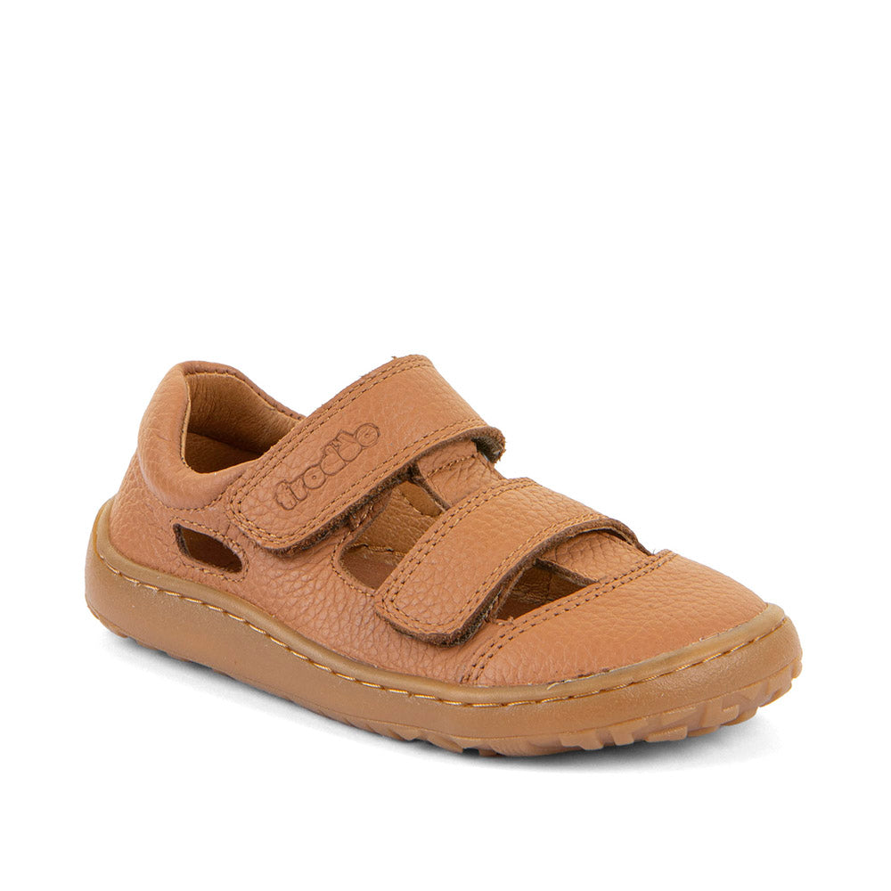 Froddo Barefoot Sandales Deux Scratchs II Cognac