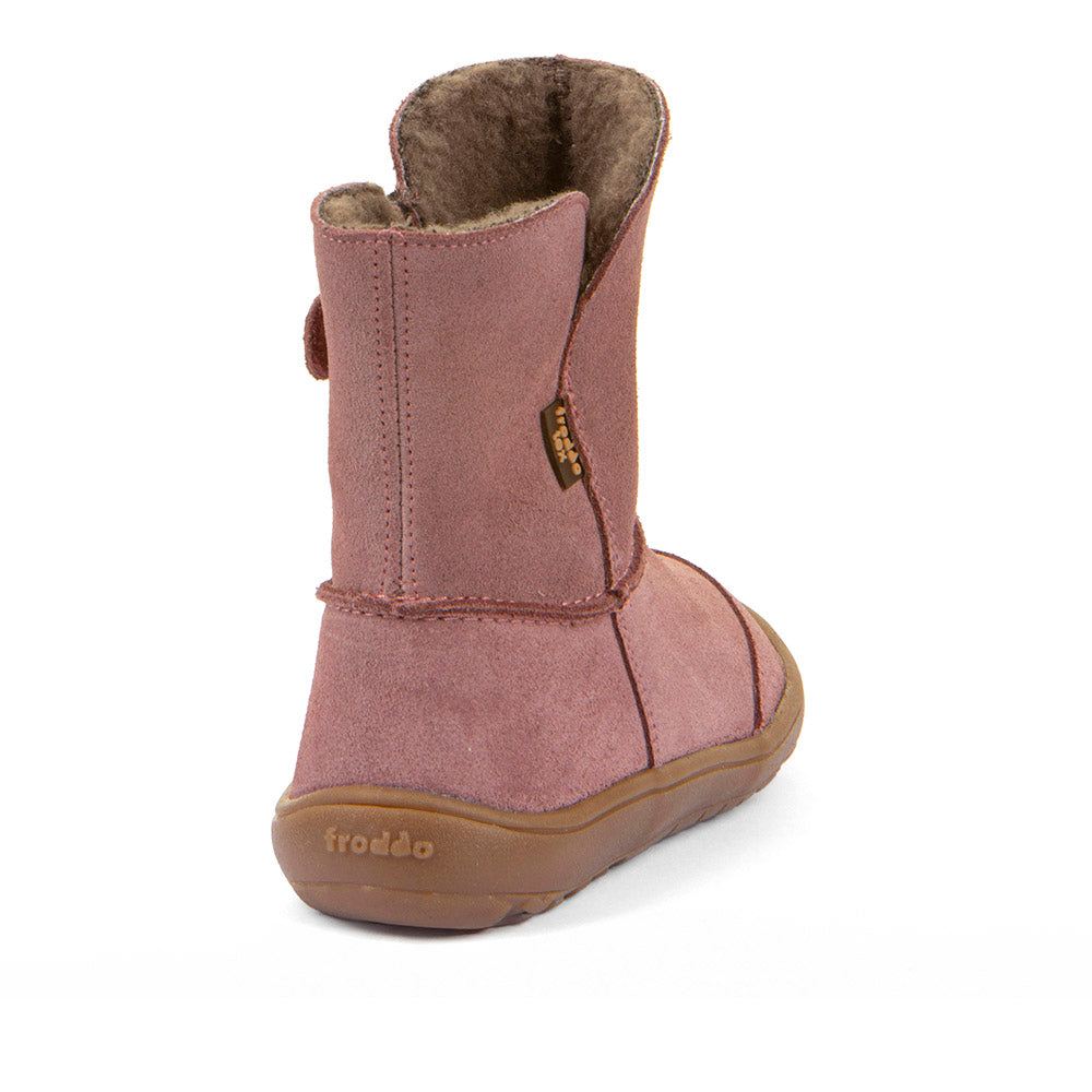 Froddo Barefoot Tex Suede II Dark Pink