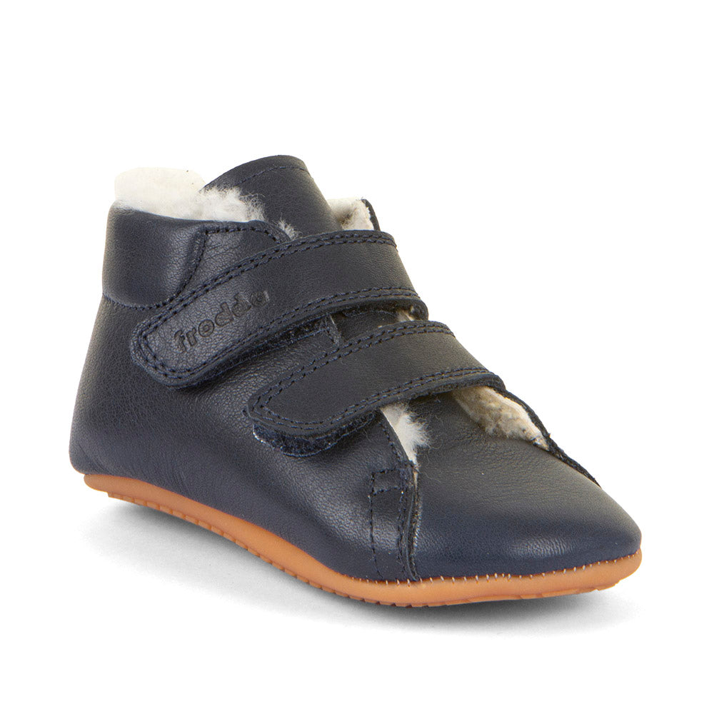 Froddo Prewalkers Barefoot Fourrés Deux Scratchs Dark Blue