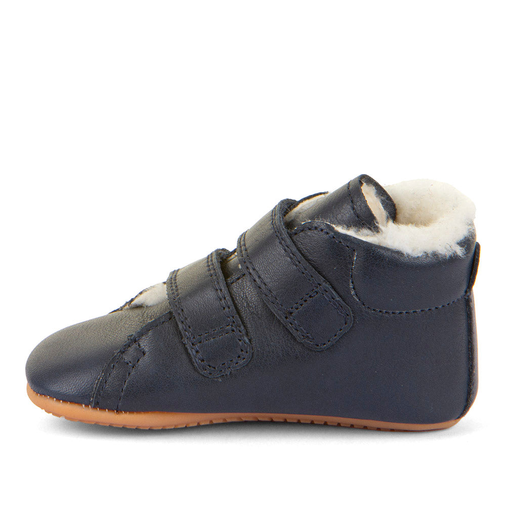 Froddo Prewalkers Barefoot Fourrés Deux Scratchs Dark Blue