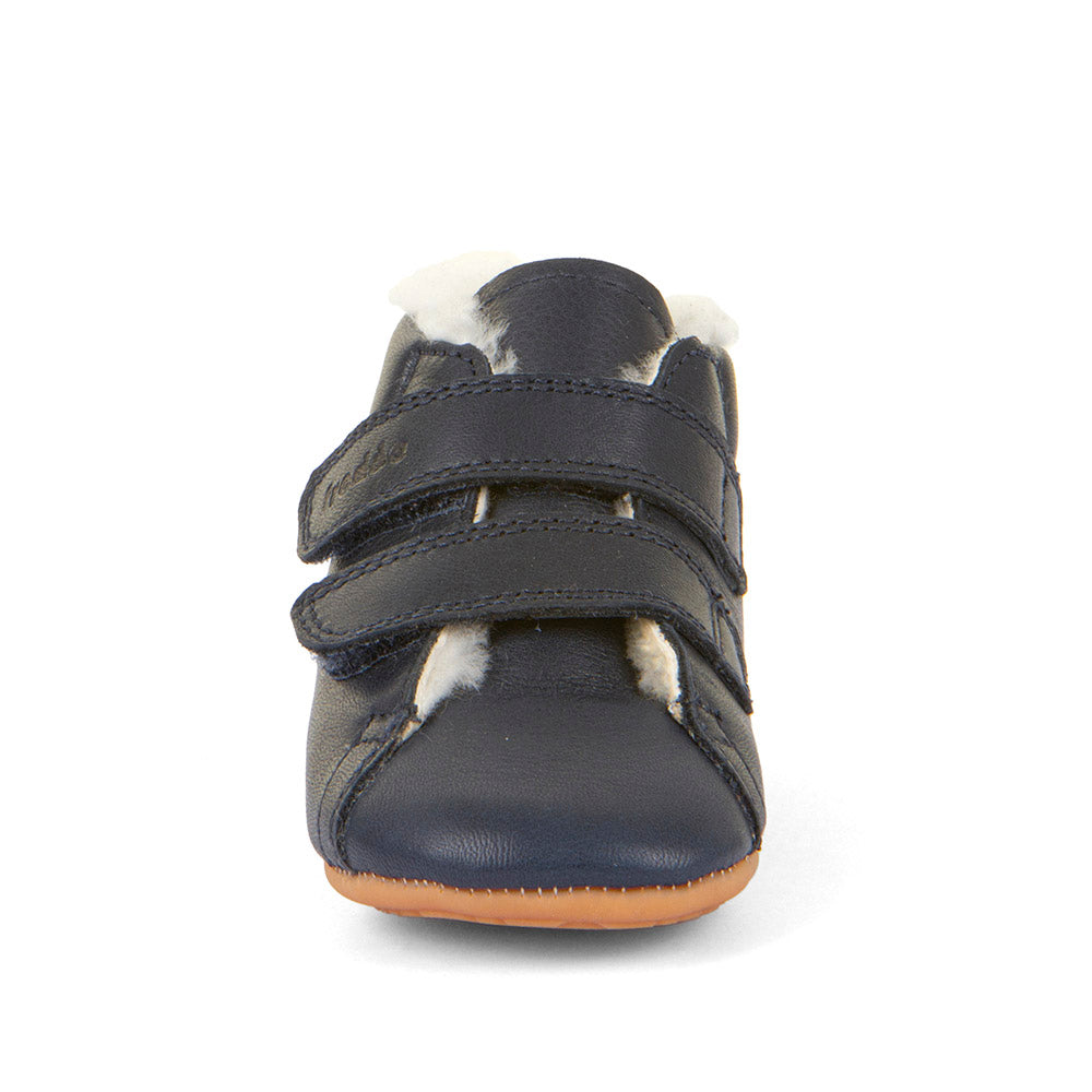 Froddo Prewalkers Barefoot Fourrés Deux Scratchs Dark Blue