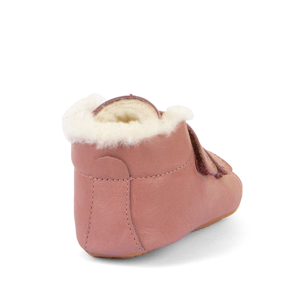 Froddo Prewalkers Barefoot Fourrés Deux Scratchs Dark Pink