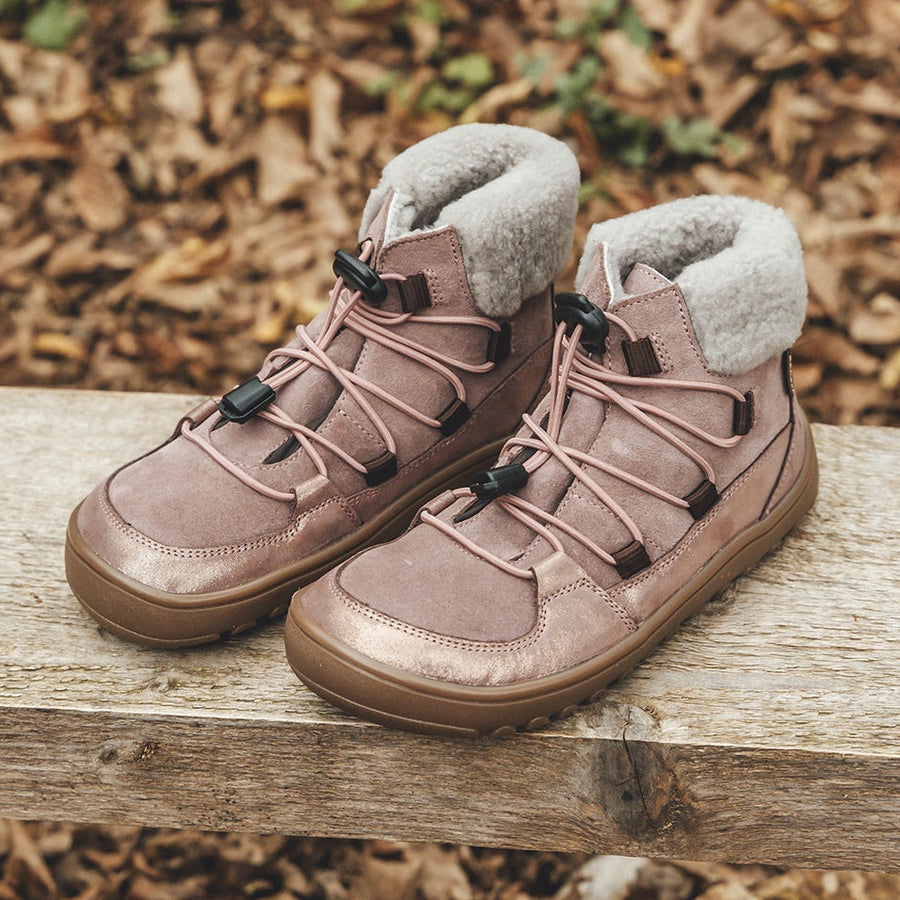 Froddo Barefoot Up Furry Tex Pink Gold