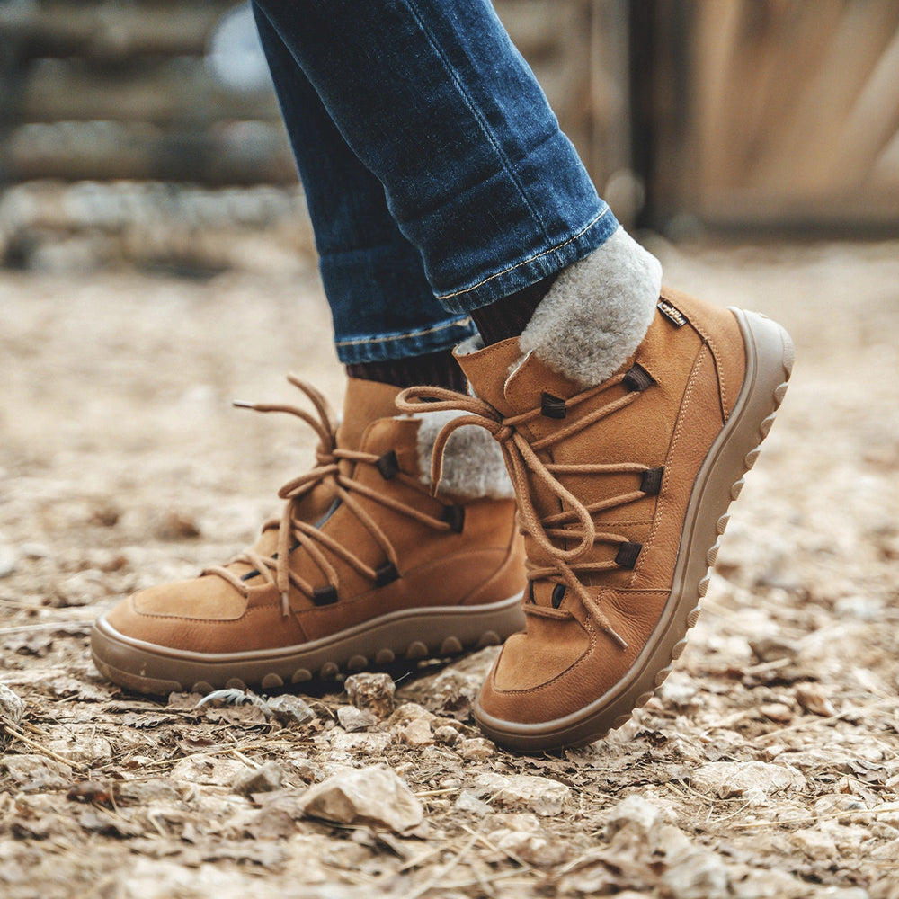 Froddo Barefoot Up Furry W Tex Cognac II