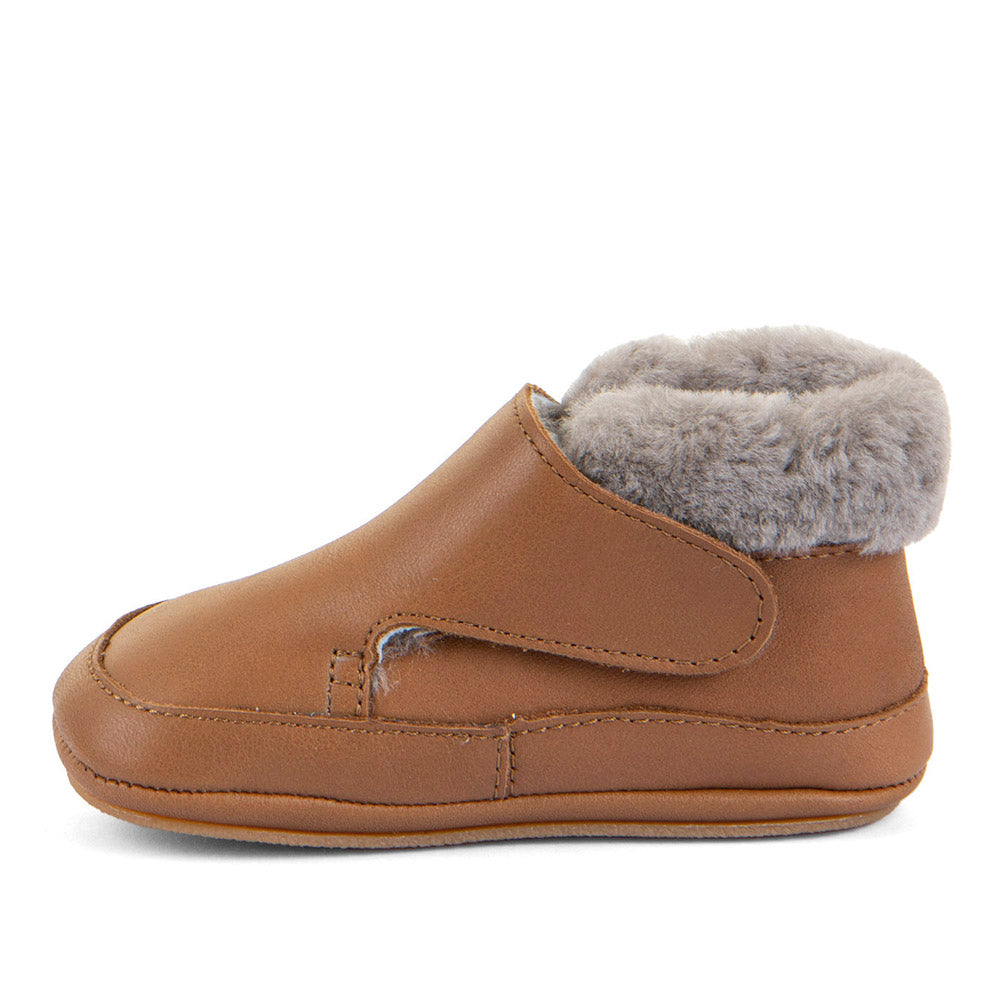 Froddo Furry Walkers Barefoot Fourrés Cognac