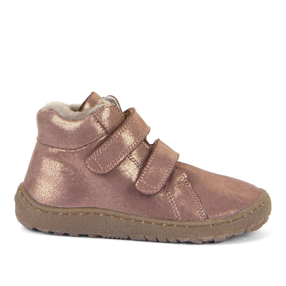 Froddo Barefoot Winter Furry Borreguito Pink Gold
