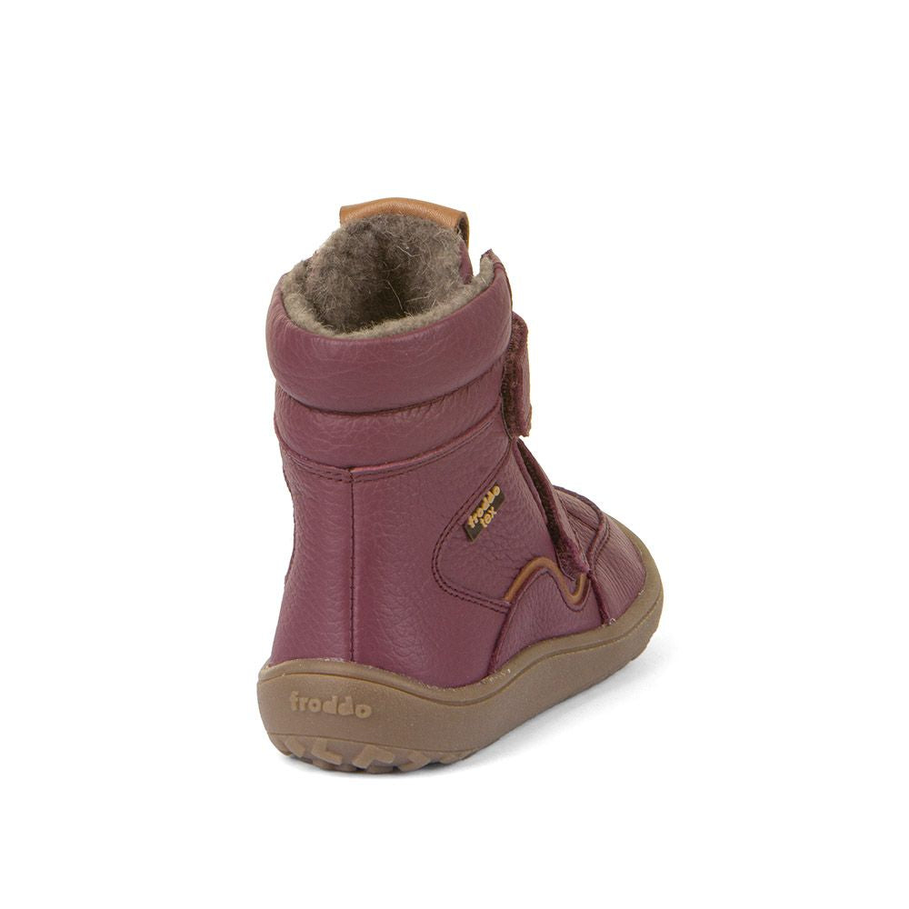 Froddo Barefoot Tex Winter Cuero Burdeos