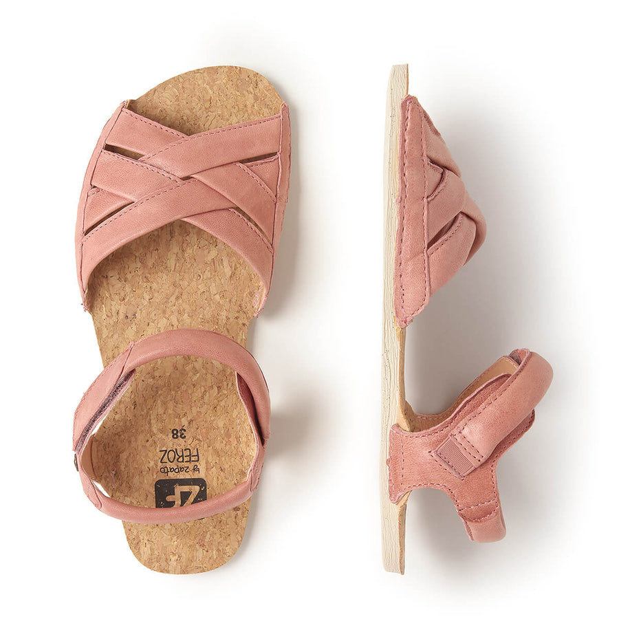 Zapato Feroz Adulte Gandia Frambuesa Piel