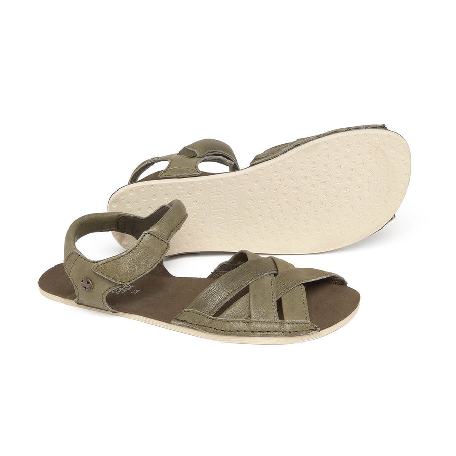 Zapato Feroz Adulte Gandia Kaki Piel