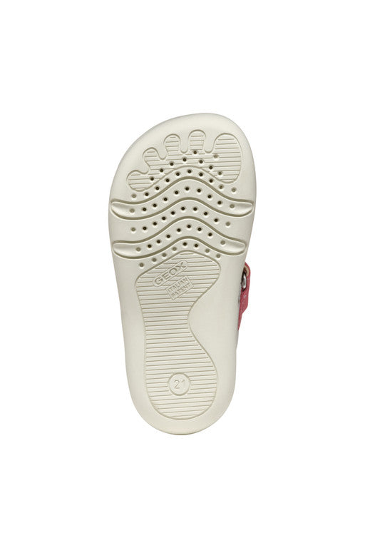 Geox Barefoot Steppieup Sandales Blanc Multi