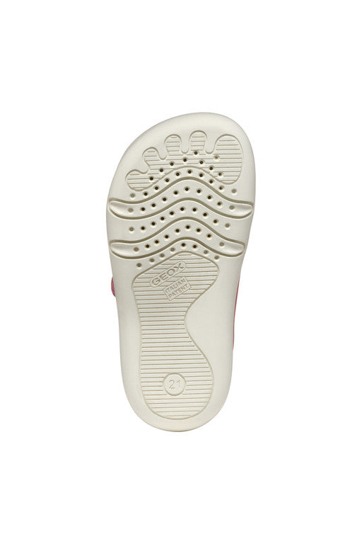 Geox Barefoot Steppieup Fucsia Blanco