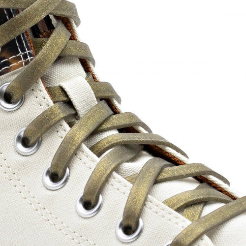 Gorilla Lacets Elastiques Larges Doré