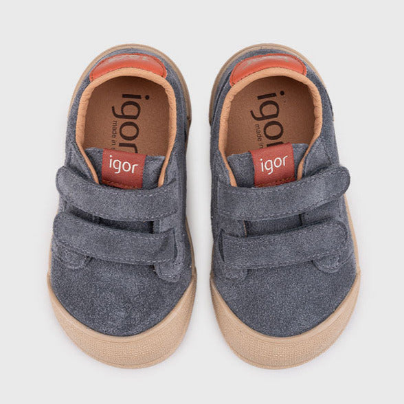 Igor Barefoot Tennis Suede Griz Az