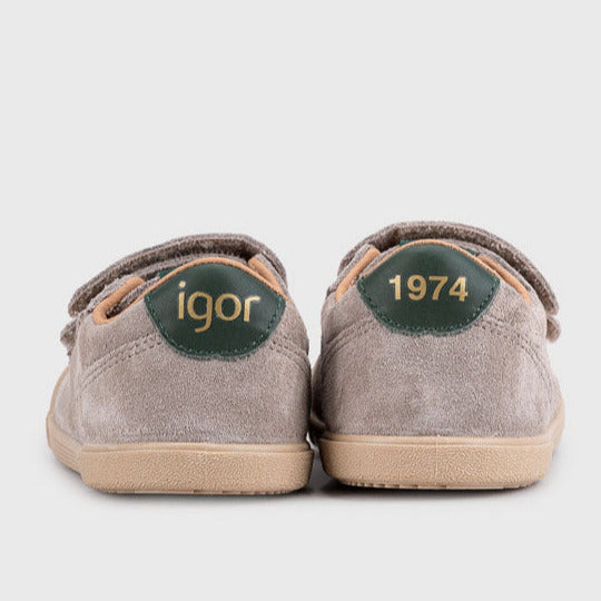 Igor Barefoot Tennis Suede Topo
