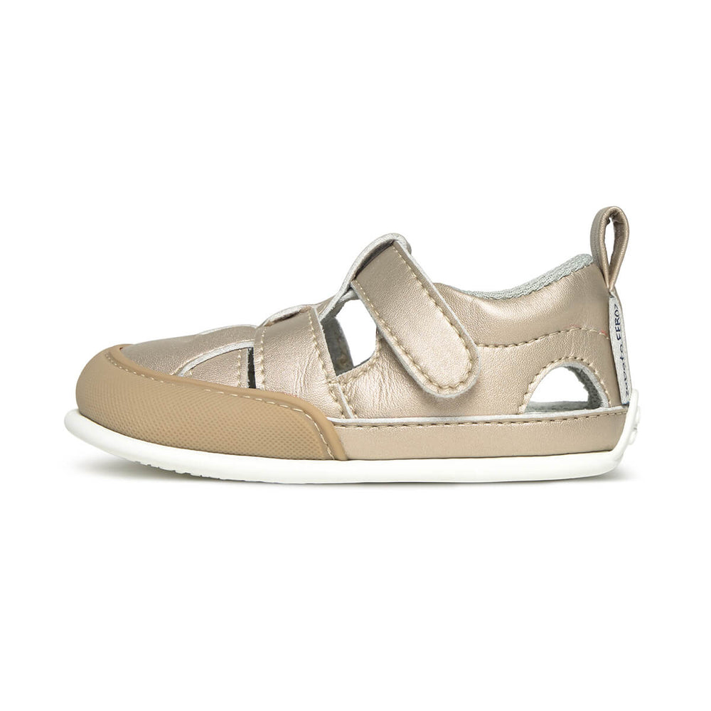 Zapato Feroz Feroz Irta Dorado Microfibra