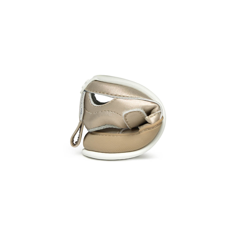 Zapato Feroz Feroz Irta Dorado Microfibra