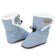 Jan and Jul Stay-Put Winter Booties Dusty Blue
