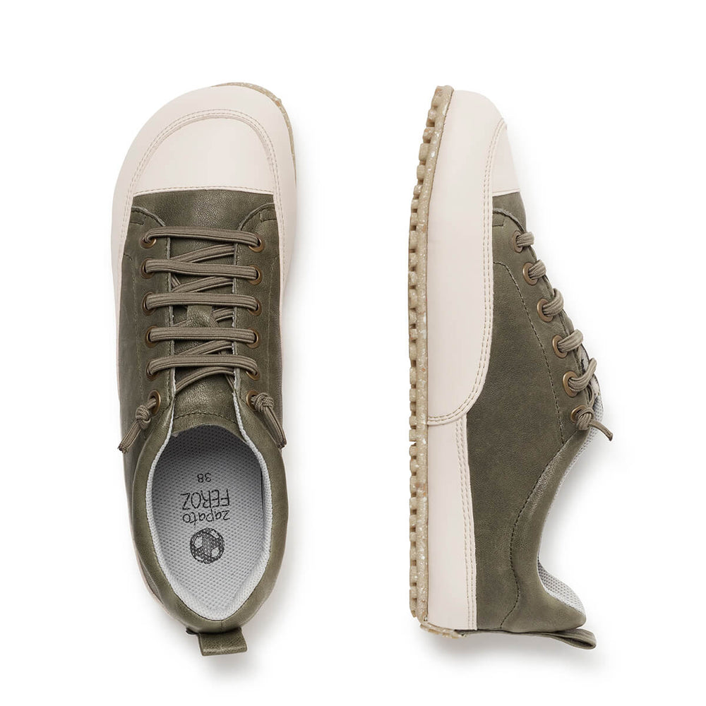 Zapato Feroz Adulte Jerica Kaki Cuir