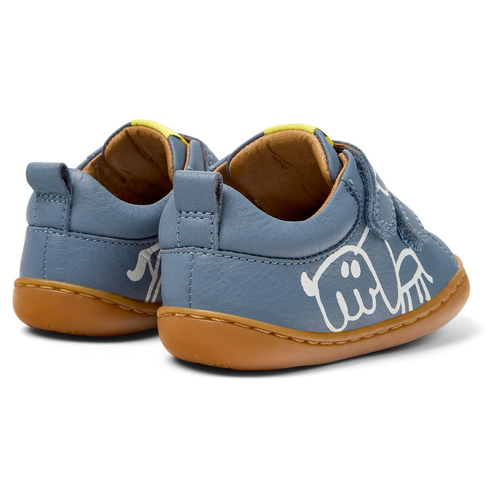 Camper Peu Twins Velcros Azul Gráfico