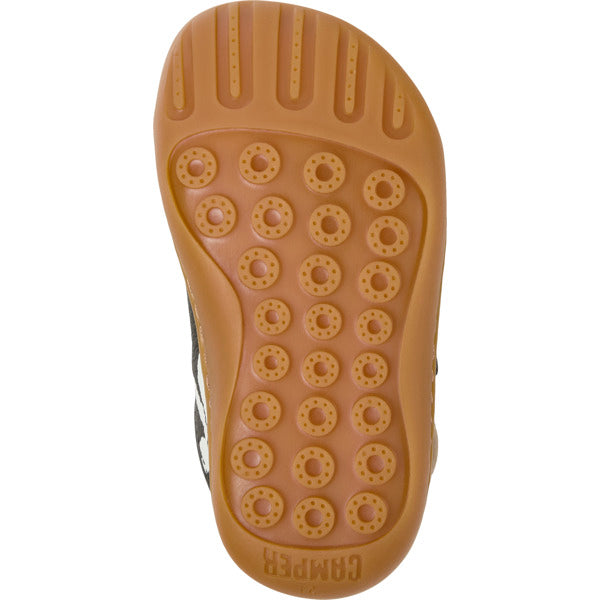 Camper FW Peu Velcros Twins Chocolat Flowers
