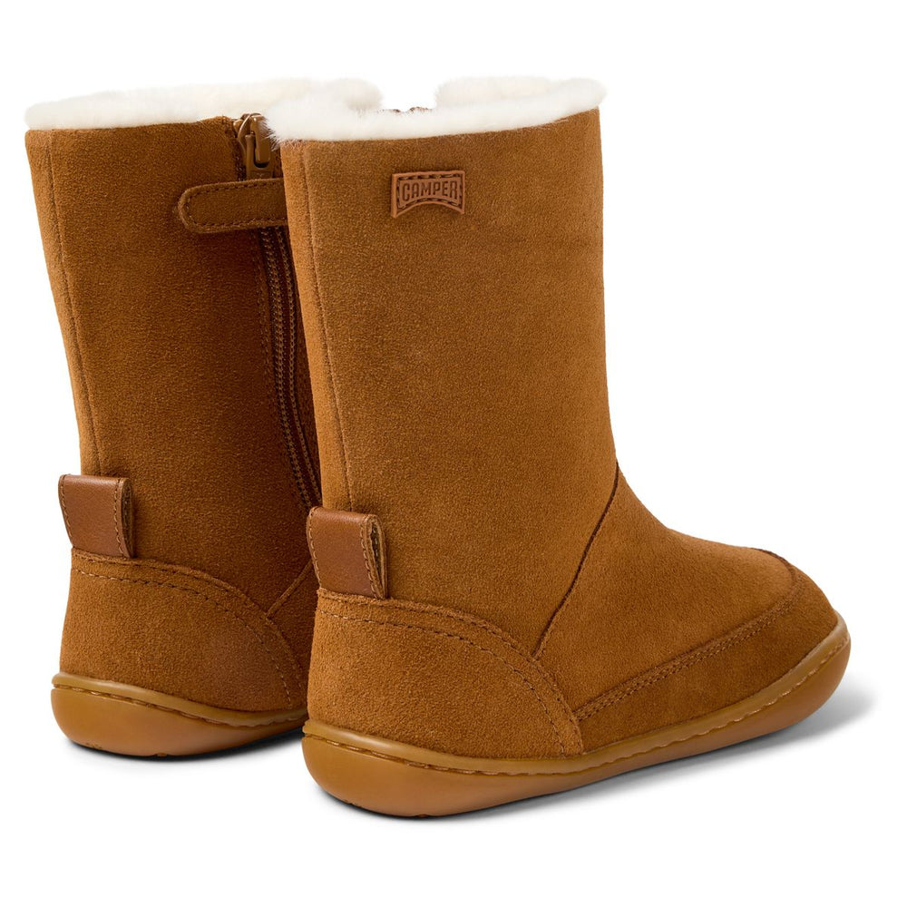 Camper Peu Kids Botas Forro Camel