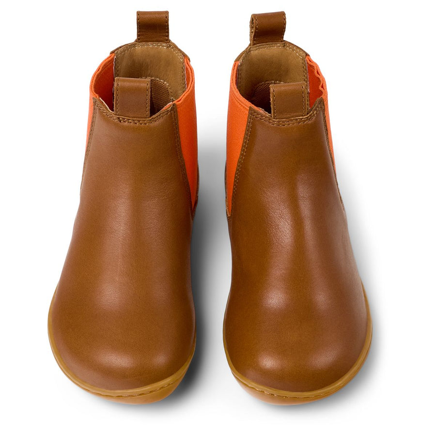 Camper Peu Kids Botas Marrón Naranja