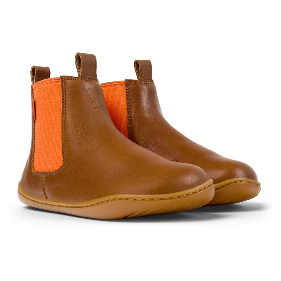 Camper Peu Kids Botas Marrón Naranja