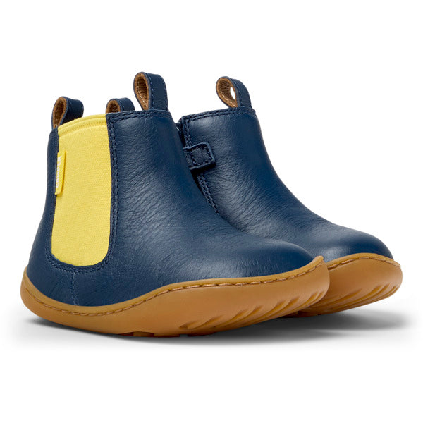 Camper FW Peu Bottines Bleu Jaune