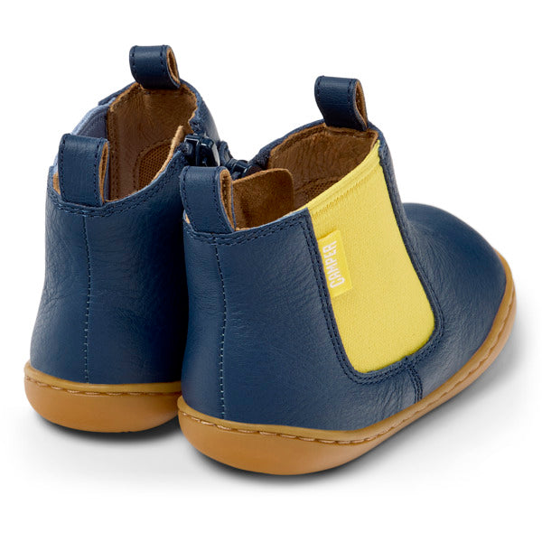 Camper FW Peu Bottines Bleu Jaune