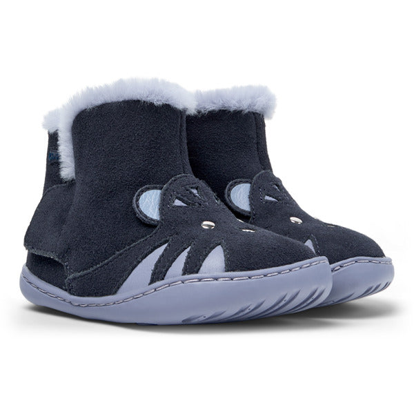 Camper FW Peu Botines Forro Marino Cielo