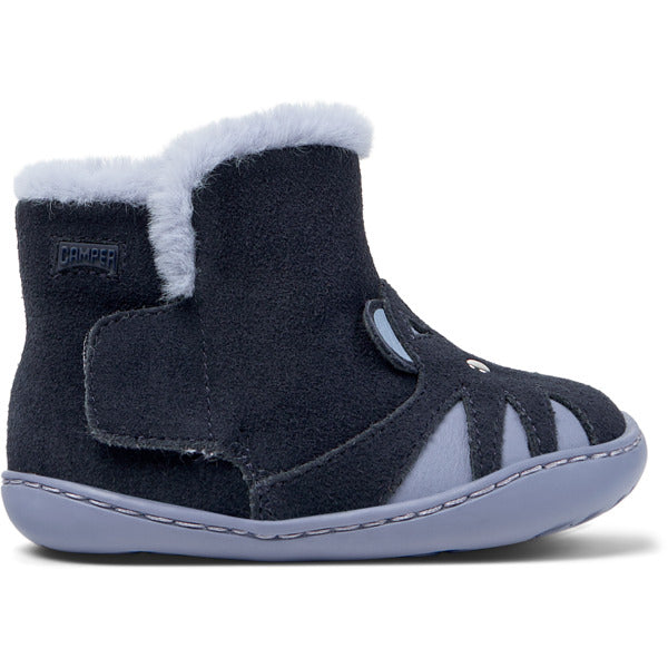 Camper FW Peu Botines Forro Marino Cielo