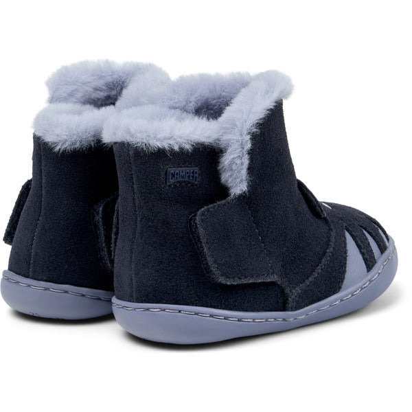 Camper FW Peu Botines Forro Marino Cielo