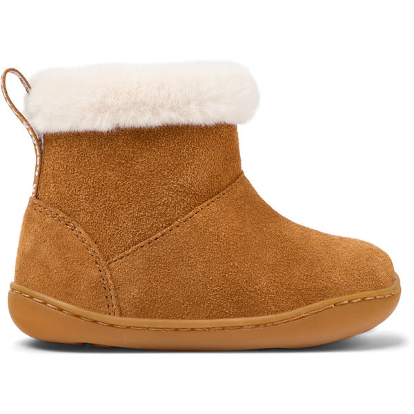 Camper FW Peu Botines Forro Zip Marrón