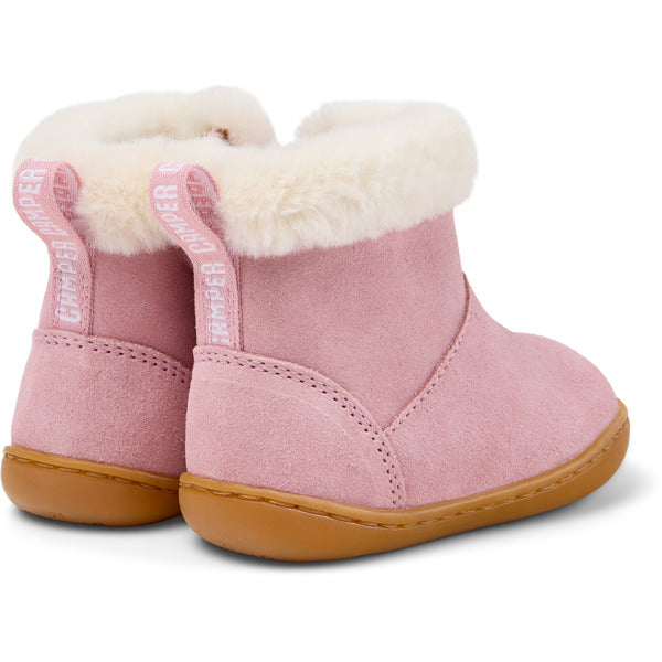 Camper FW Peu Botines Forro Zip Rosa