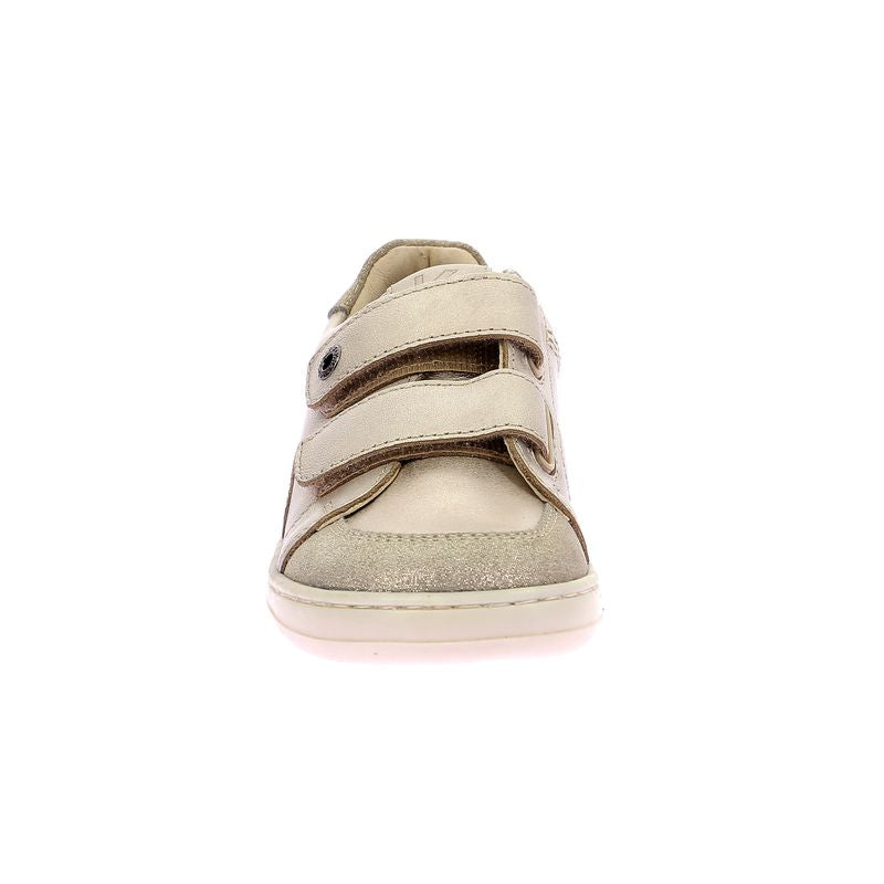 Sandales Kickers Bigbazar-2 Pour Garçon - Cuir Beige/Jaune - Taille 23 EU