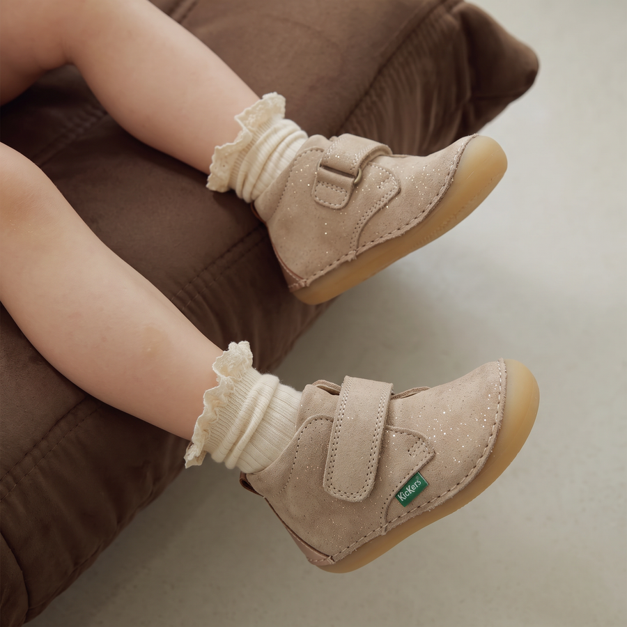 Kickers Sabio Champagne paillettes