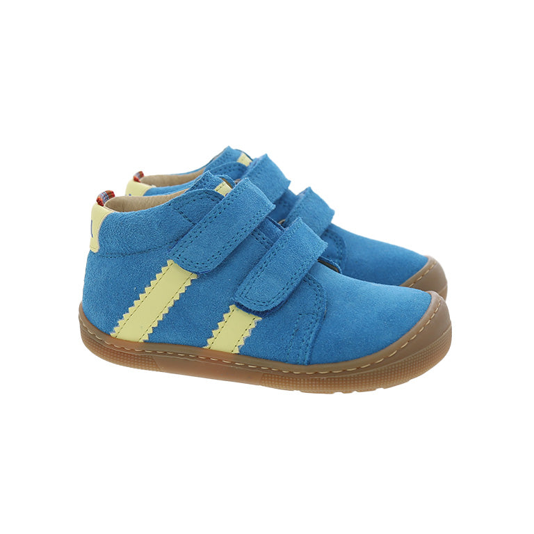 Koel Barefoot Kids David Suede Cyan
