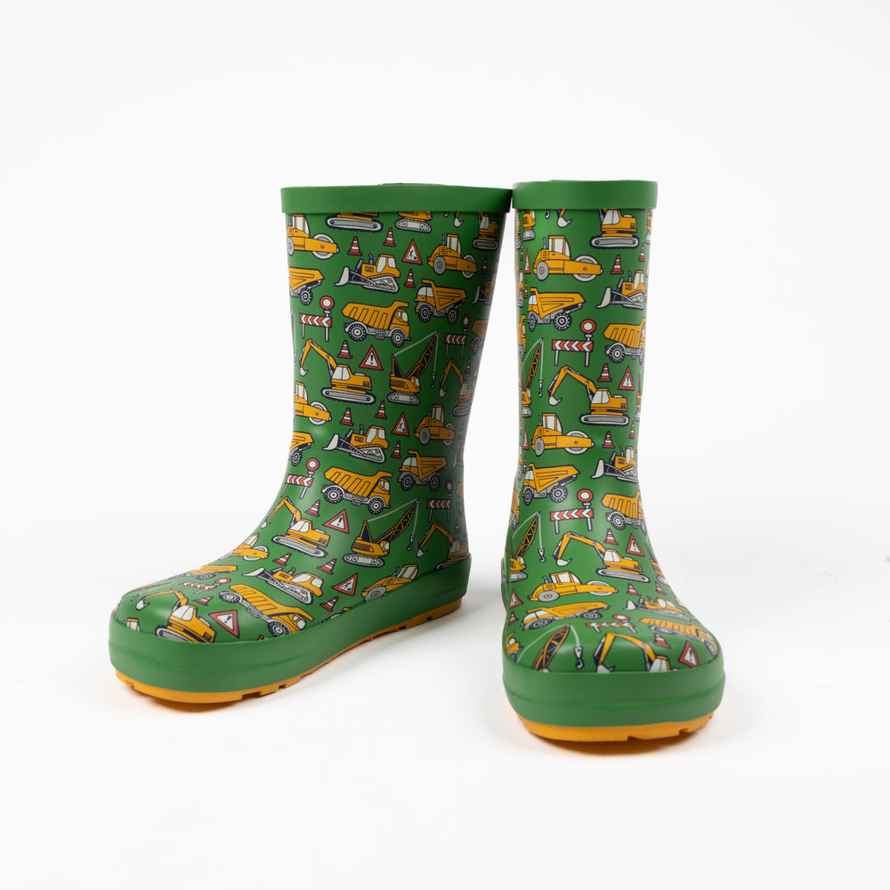 Koel Barefoot Wellie Tractor Green