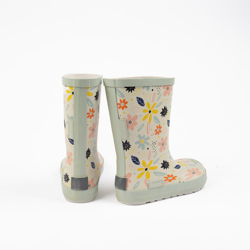 Koel Barefoot Wellie White Flowers