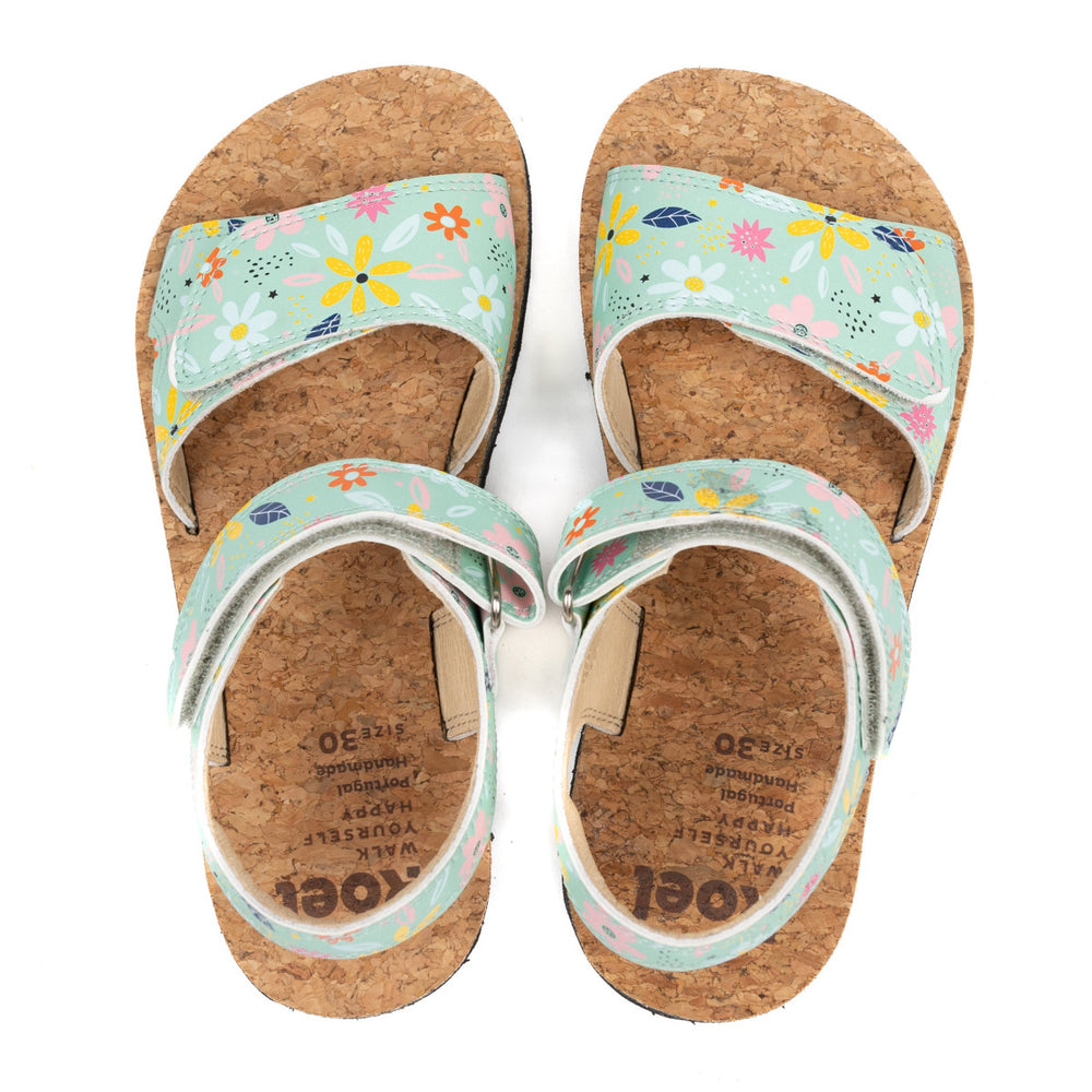 Koel Barefoot Sandales Ashley Print Mint