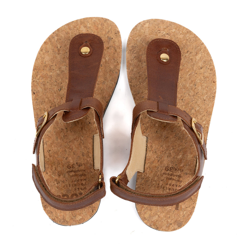 Koel Barefoot Sandales Ariana Napa Cognac