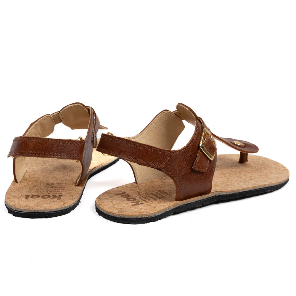 Koel Barefoot Sandales Ariana Napa Cognac