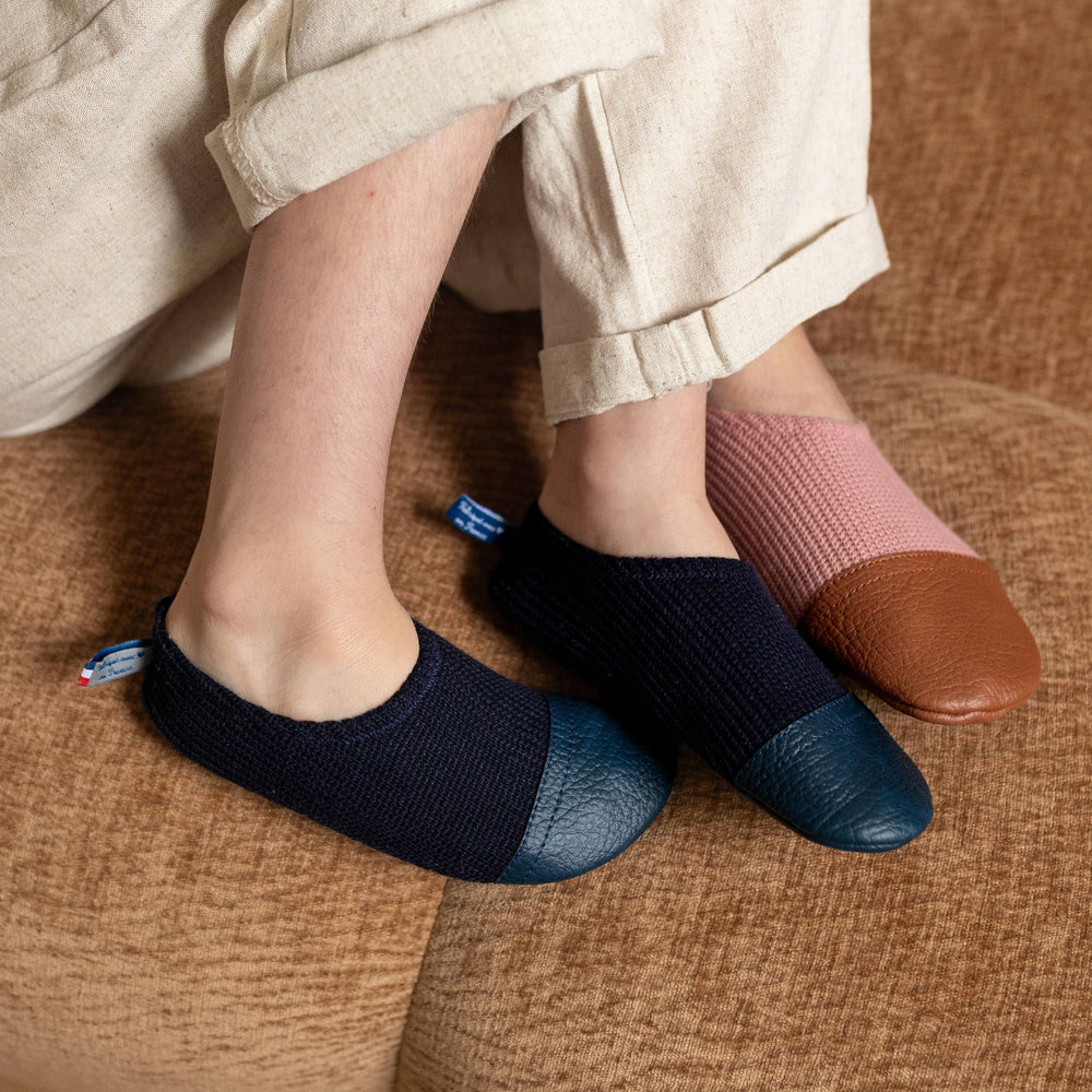 Les Pas Petits Tricots Bleu Profond