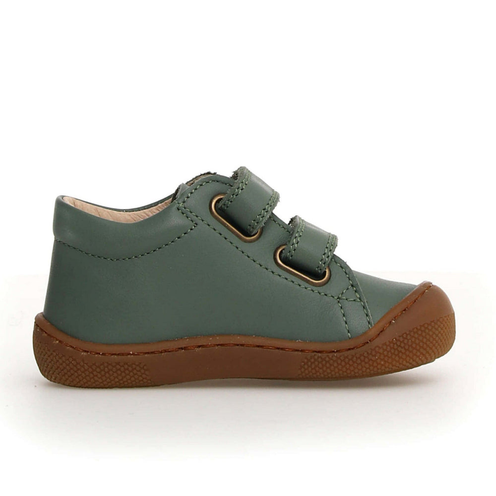 Naturino Chaussures Premiers Pas En Daim - Vert 21, Idéales Pour Bébé Avec Doublure Laine
