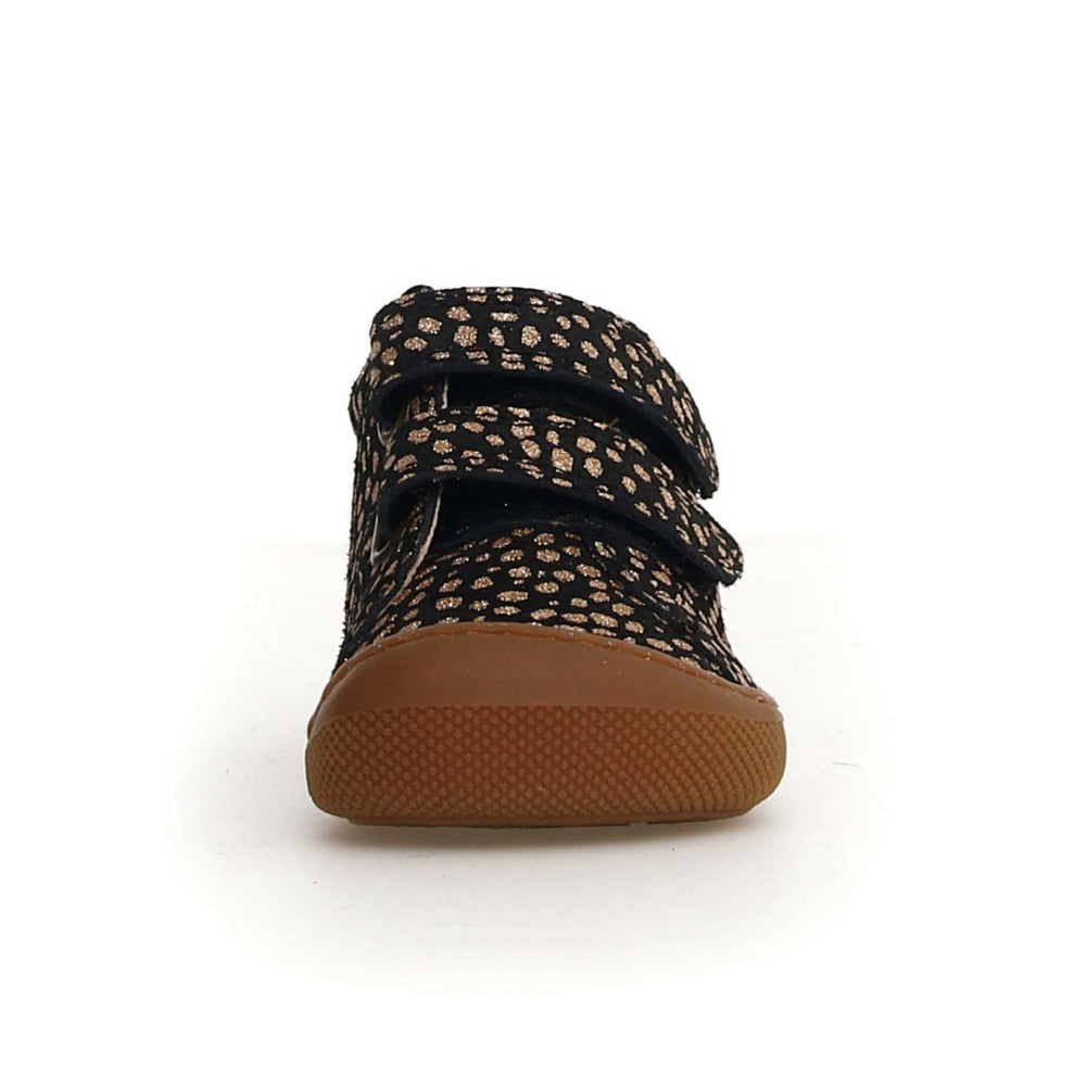 Naturino Barefoot Orec Velcros Puntos Oro Negro