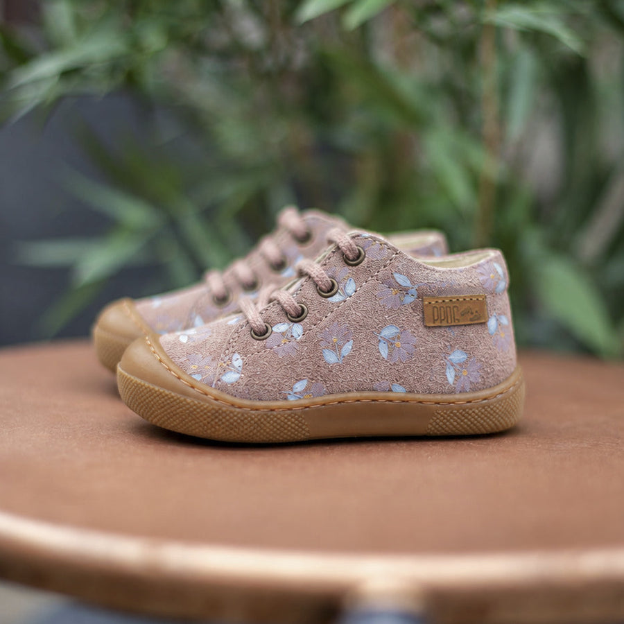Naturino Barefoot Orec Zip de ante rosa ciclamen