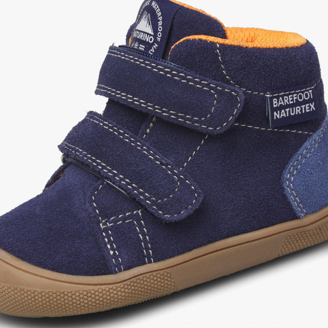 Naturino Barefoot Spinni Tex WP Suède Wool Navy