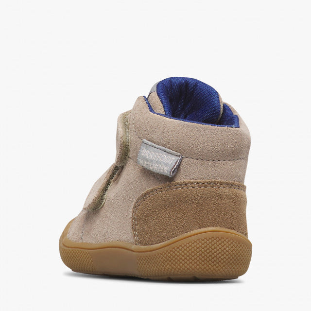 Naturino Barefoot Spinni Tex Wp Suede Wool Taupe